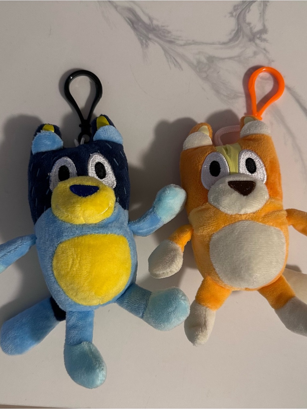 Bluey Plushie Bag Charm Clip-On Keychain - Bluey & Bingo